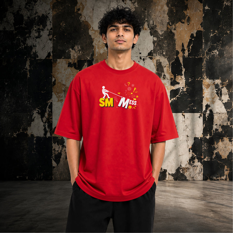 Social Media to Social Mess | Oversized T-shirt