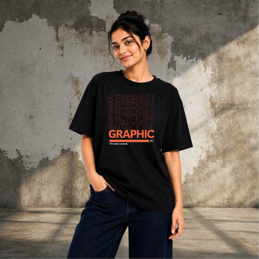 Rendering My Patience | Oversized T-shirt