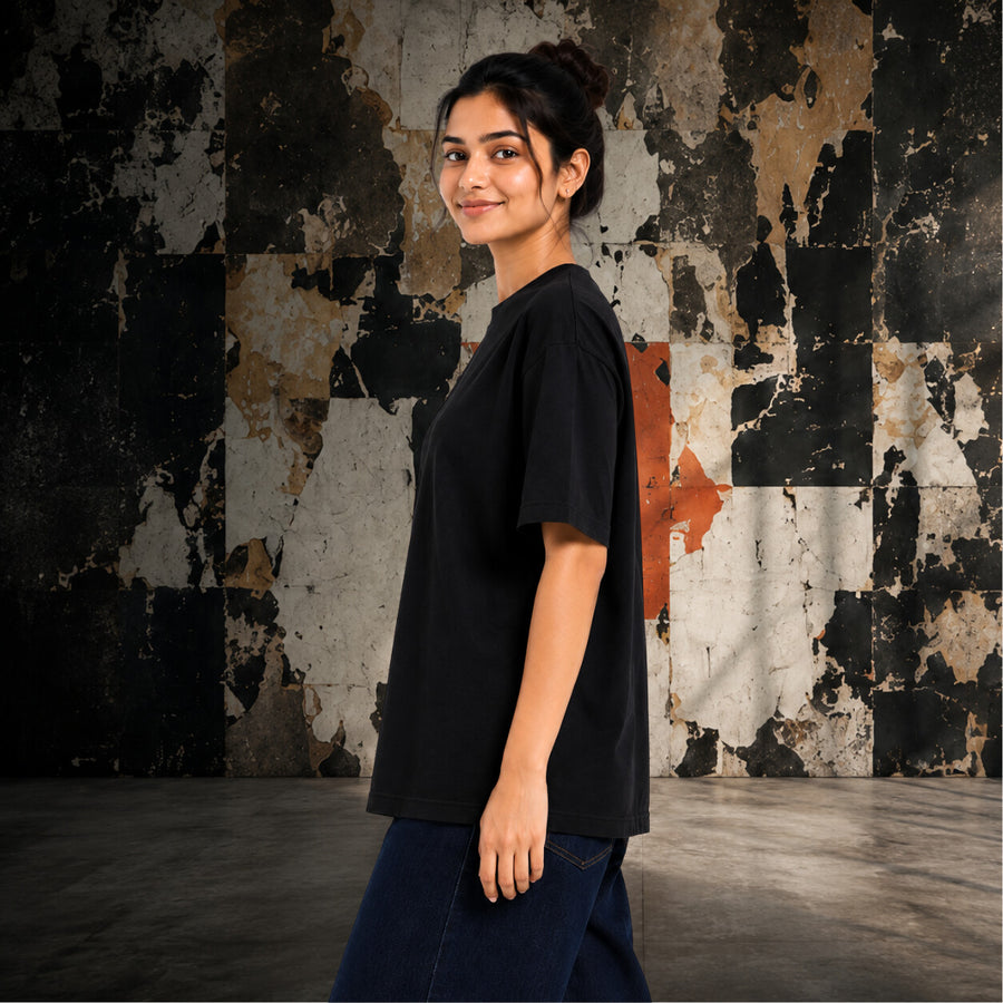 Chai, Sutta & Charcha | Oversized T-shirt
