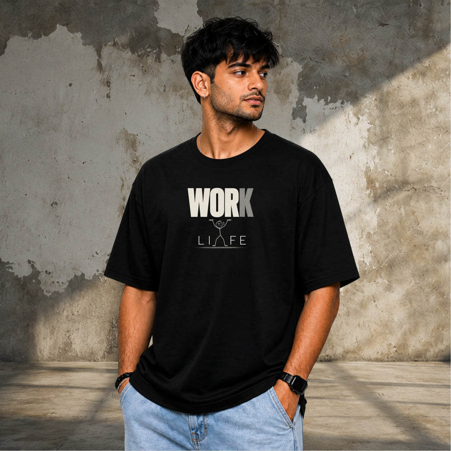 Barely Balancing | Oversized T-shirt