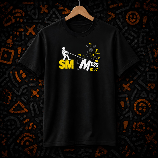 Social Media to Social Mess | Oversized T-shirt