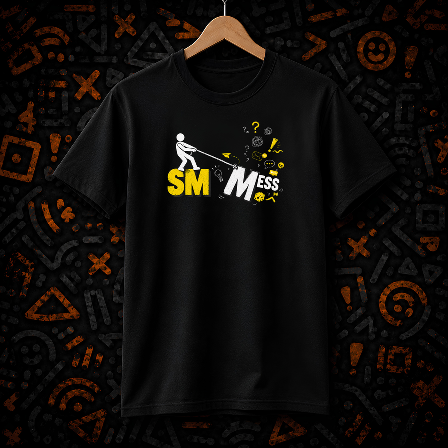Social Media to Social Mess | Oversized T-shirt