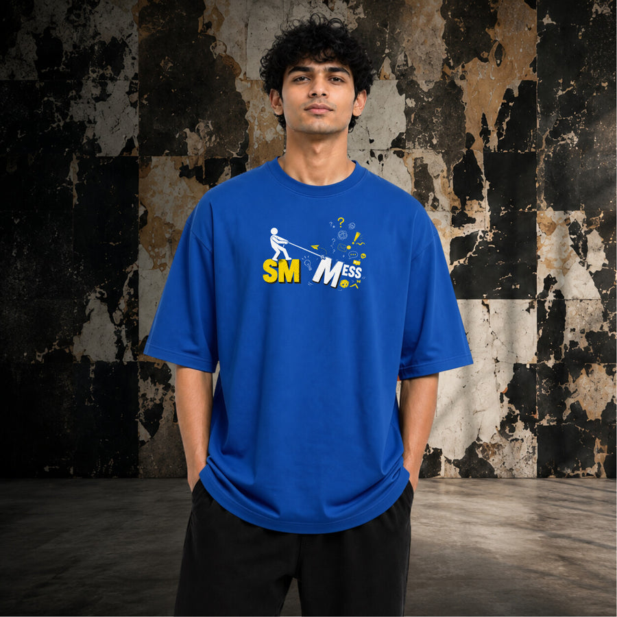 Social Media to Social Mess | Oversized T-shirt