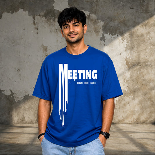 Short Meeting, Long Story | Oversized T-shirt