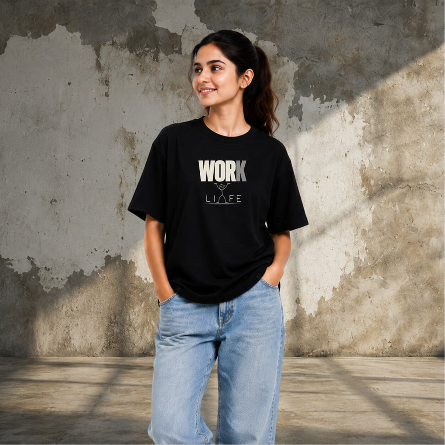 Barely Balancing | Oversized T-shirt