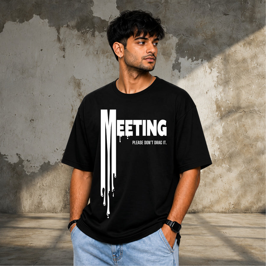 Short Meeting, Long Story | Oversized T-shirt